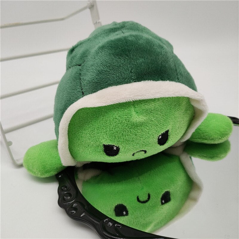 2021 reversible tortoise plush toys flip stuffed turtle reversible doll Peluche flip toys Cute Simulation tortoise Plush Toys