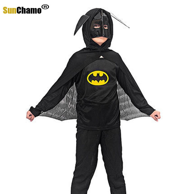 Hot 2022 Halloween Performance Apparel Props Children's Clothing  Man Super Costume for Kids Gift Party Xmas Dresses Cosplay Bat